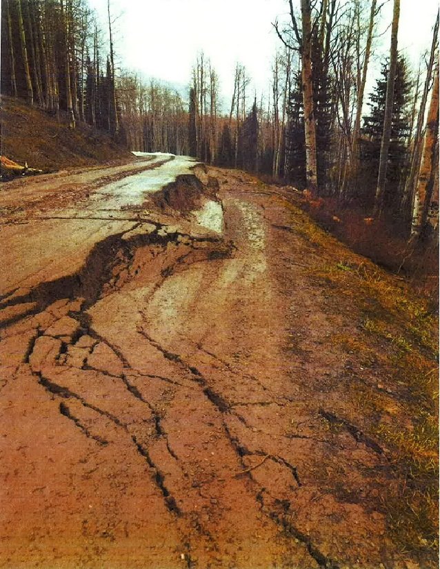 Kebler Pass damaged near Lost Lake